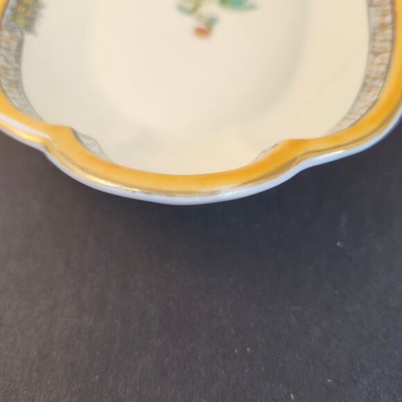 Noritake Handcrafted Vintage Oval Floral Porcelain Vegetable Dish Japan - Picture 9 of 12